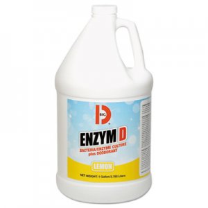 Big D BGD1500 Enzym D Digester Liquid Deodorant, Lemon, 1 gal, 4/Carton