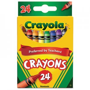 Crayola CYO523024 Classic Color Crayons, Peggable Retail Pack, 24 Colors
