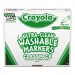 Crayola CYO588211 Washable Classpack Markers, Fine Point, Eight Assorted, 200/Box