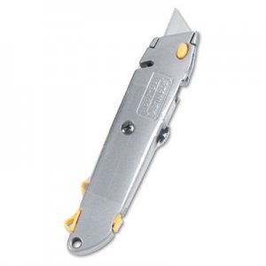 Stanley BOS10499 Quick-Change Utility Knife w/Retractable Blade & Twine Cutter, Gray