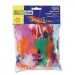 Creativity Street 4502 Bright Hues Feather Assortment, Bright Colors, 1 oz Pack