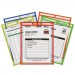 C-Line 43910 Stitched Shop Ticket Holder, Neon, Assorted 5 Colors, 75", 9 x 12, 25/BX