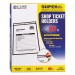 C-Line 46911 Shop Ticket Holders, Stitched, Both Sides Clear, 50", 8 1/2 x 11, 25/BX