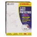 C-Line 62048 Standard Weight Polypropylene Sheet Protector, Non-Glare, 2", 11 x 8 1/2, 100/BX