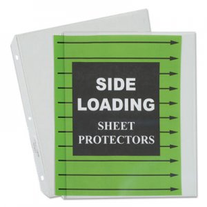 C-Line 62313 Side Loading Polypropylene Sheet Protector, Clear, 2", 11 x 8 1/2, 50/BX