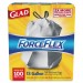 Glad 70427 ForceFlex Tall Kitchen Drawstring Bags, 13 gal, .90mil, 24x25 1/8 White 100/Bx