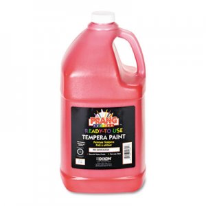 Prang 22801 Ready-to-Use Tempera Paint, Red, 1 gal