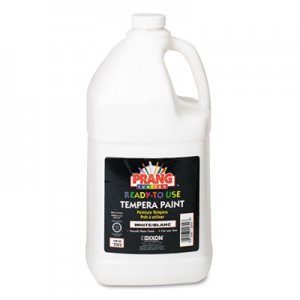 Prang 22809 Ready-to-Use Tempera Paint, White, 1 gal