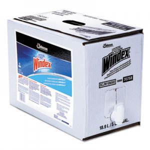 Windex SJN696502 Glass Cleaner with Ammonia-D, 5gal Bag-in-Box Dispenser