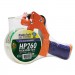 Duck Bladesafe 1078566 Bladesafe Antimicrobial Tape Gun w/Tape, 3" Core, Metal/Plastic, Orange