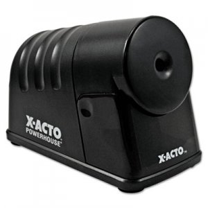 X-ACTO 1799 Powerhouse Desktop Electric Pencil Sharpener, Black