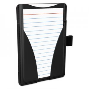 Oxford OXF63519 At Hand Note Card Case, 25 Capacity, 3 3/4d x 5 1/2w, Black