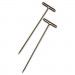 GEM 87T T-Pins, Steel, Silver, 1 1/2", 100/Box