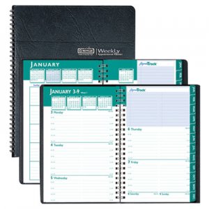House of Doolittle HOD29402 Express Track Weekly/Monthly Appointment Book, 5 x 8, Black, 2016-2017