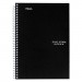 Five Star 06180 Wirebound Notebook, College Rule, 6 x 9 1/2, White, 2 Subject, 100 Sheets