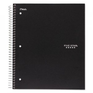 Five Star 06208 Wirebound Notebook, College Rule, 8 1/2 x 11, White, 5 Subject, 200 Sheets