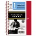 Five Star 45484 Wirebound Notebook, College Rule, 5 x 7, Perforated, White, 100 sheets