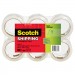 Scotch MMM35006 3500 Packaging Tape, 1.88" x 54.6yds, 3" Core, Clear, 6/Pack
