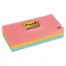 Post-it Notes MMM6306AN Original Pads in Cape Town Colors, 3 x 3, Lined, 100/Pad, 6 Pads/Pack