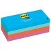 Post-it Notes MMM653AU Original Pads in Jaipur Colors, 1-1/2 x 2, 100/Pad, 12 Pads/Pack