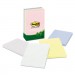 Post-it Notes MMM660RPA Original Recycled Note Pads, 4 x 6, Helsinki, 100/Pad, 5 Pads/Pack