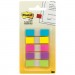 Post-it Flags MMM6835CB2 Page Flags in Portable Dispenser, 5 Bright Colors, 5 Dispensers, 20 Flags/Color
