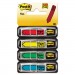 Post-it Flags MMM684SH Arrow Message 1/2" Page Flags, "Sign Here", 4 Colors w/Dispensers, 120/Pack