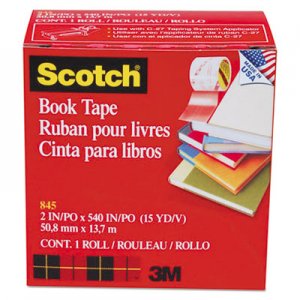 Scotch MMM8452 Book Repair Tape, 2" x 15yds, 3" Core