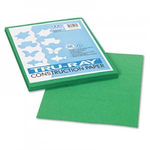 Pacon 102960 Tru-Ray Construction Paper, 76 lbs., 9 x 12, Holiday Green, 50 Sheets/Pack