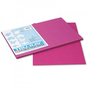 Pacon 103032 Tru-Ray Construction Paper, 76 lbs., 12 x 18, Magenta, 50 Sheets/Pack