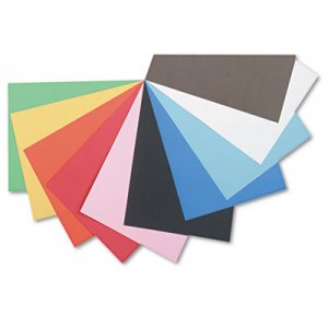 Pacon 103063 Tru-Ray Construction Paper, 76 lbs., 12 x 18, Assorted, 50 Sheets/Pack