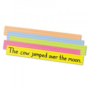 Pacon 1733 Sentence Strips, 24 x 3, Assorted Bright Colors, 100/Pack