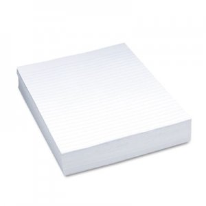 Pacon 2403 Composition Paper, 3/8" Ruling, 16 lbs., 8-1/2 x 11, White, 500 Sheets/Pack