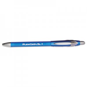 Paper Mate PAP85583 FlexGrip Elite Retractable Ballpoint Pen, Fine 0.8mm, Blue Ink/Barrel, Dozen