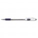 Pentel PENBK90C R.S.V.P. Stick Ballpoint Pen, .7mm, Trans Barrel, Blue Ink, Dozen