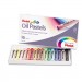 Pentel PENPHN16 Oil Pastel Set With Carrying Case,16-Color Set, Assorted, 16/Set