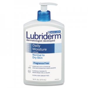 Lubriderm 48323EA Skin Therapy Hand & Body Lotion, 16oz Pump Bottle