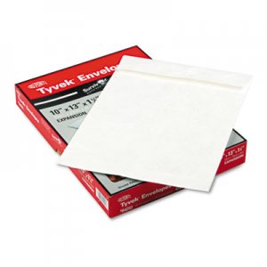 Survivor R4202 Tyvek Expansion Mailer, 10 x 13 x 1 1/2, White, 25/Box