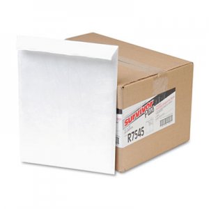Survivor R7545 DuPont Tyvek Air Bubble Mailer, Self-Seal, Side Seam, 10 x 13, White, 25/Box