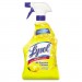 LYSOL Brand II 75352CT Ready-to-Use All-Purpose Cleaner, Lemon Breeze, 32oz Spray Bottle, 12/Carton
