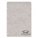 National 31186 Porta Desk Notebook, College/Margin Rule, 8 1/2 x 11 1/2, White, 80 Sheets