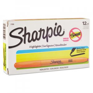 Sharpie 27006 Accent Pocket Style Highlighter, Chisel Tip, Fluorescent Orange, Dozen