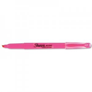 Sharpie 27009 Accent Pocket Style Highlighter, Chisel Tip, Fluorescent Pink, Dozen