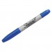 Sharpie 32003 Twin-Tip Permanent Marker, Fine/Ultra Fine Point, Blue