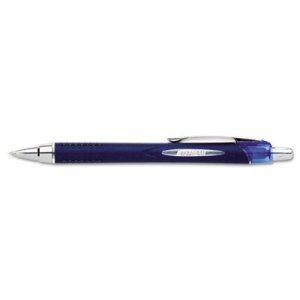 Uni-Ball 62153 Jetstream RT Roller Ball Retractable Waterproof Pen, Blue Ink, Fine