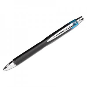 Uni-Ball 73833 Jetstream RT Roller Ball Retractable Waterproof Pen, Blue Ink, Bold