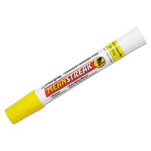 Sharpie 85005 Mean Streak Marking Stick, Broad Tip, Yellow