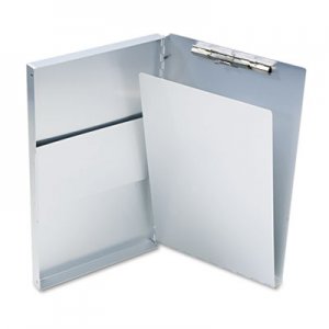 Saunders 10519 Snapak Aluminum Forms Folder, 1/2" Capacity, Holds 8-1/2w x 14h, Silver