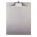 Saunders 22517 Aluminum Clipboard w/High-Capacity Clip, 1" Capacity, Holds 8 1/2 x 12, Silver