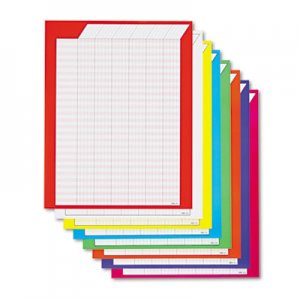 TREND T73901 Vertical Incentive Chart Pack, 22w x 28h, 8 Assorted Colors, 8/Pack